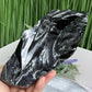 Large Black Obsidian Raw Specimen Natural Crystal 1320g