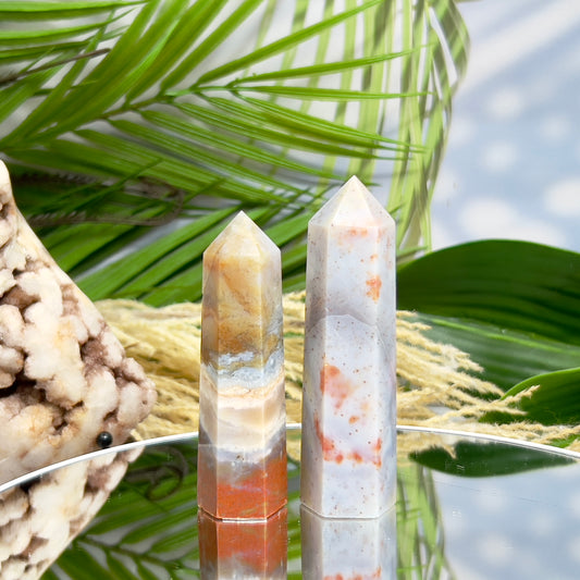 Ocean Orbicular Sea Jasper Points Towers Crystal Generators YOU CHOOSE