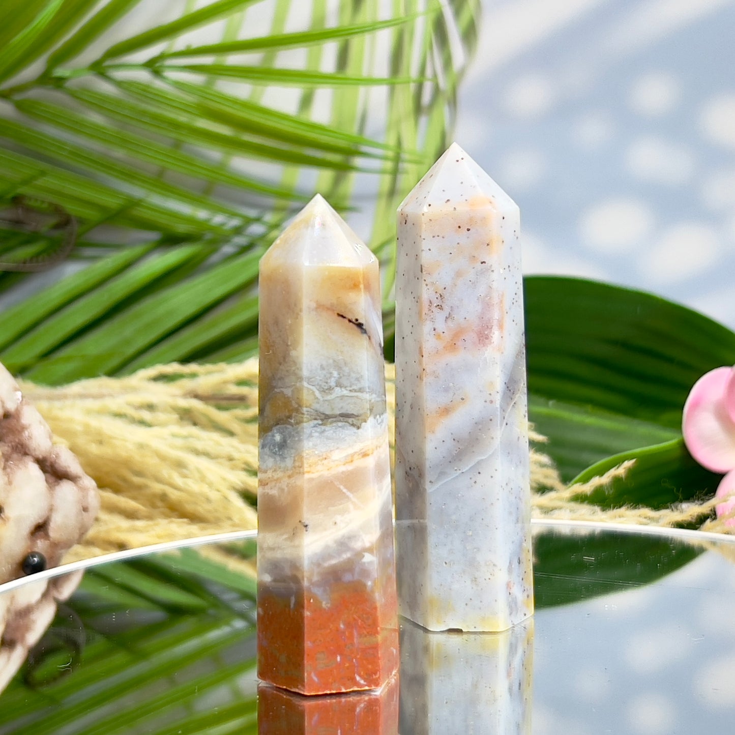 Ocean Orbicular Sea Jasper Points Towers Crystal Generators YOU CHOOSE