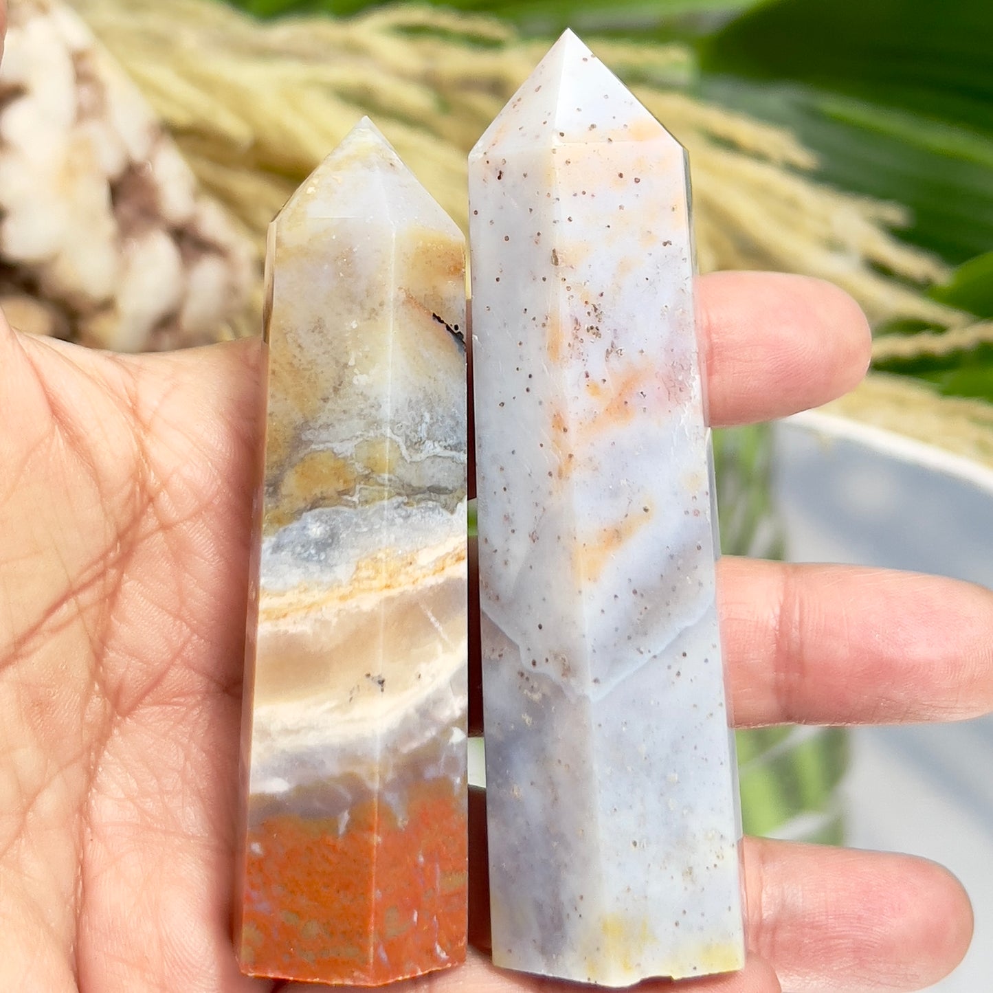 Ocean Orbicular Sea Jasper Points Towers Crystal Generators YOU CHOOSE
