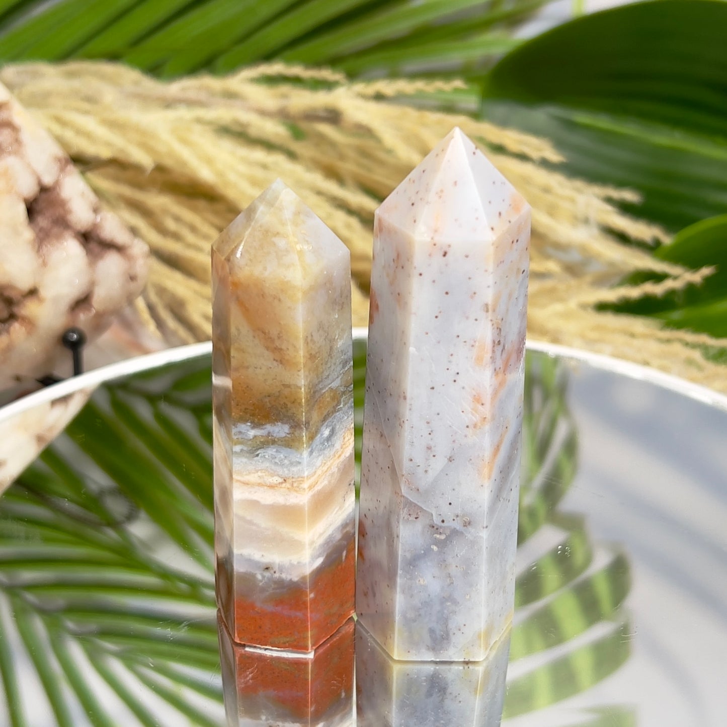 Ocean Orbicular Sea Jasper Points Towers Crystal Generators YOU CHOOSE