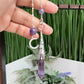 Crystal Pendulums Amethyst Precision Gemstone Chain Divination Manifestation Stone