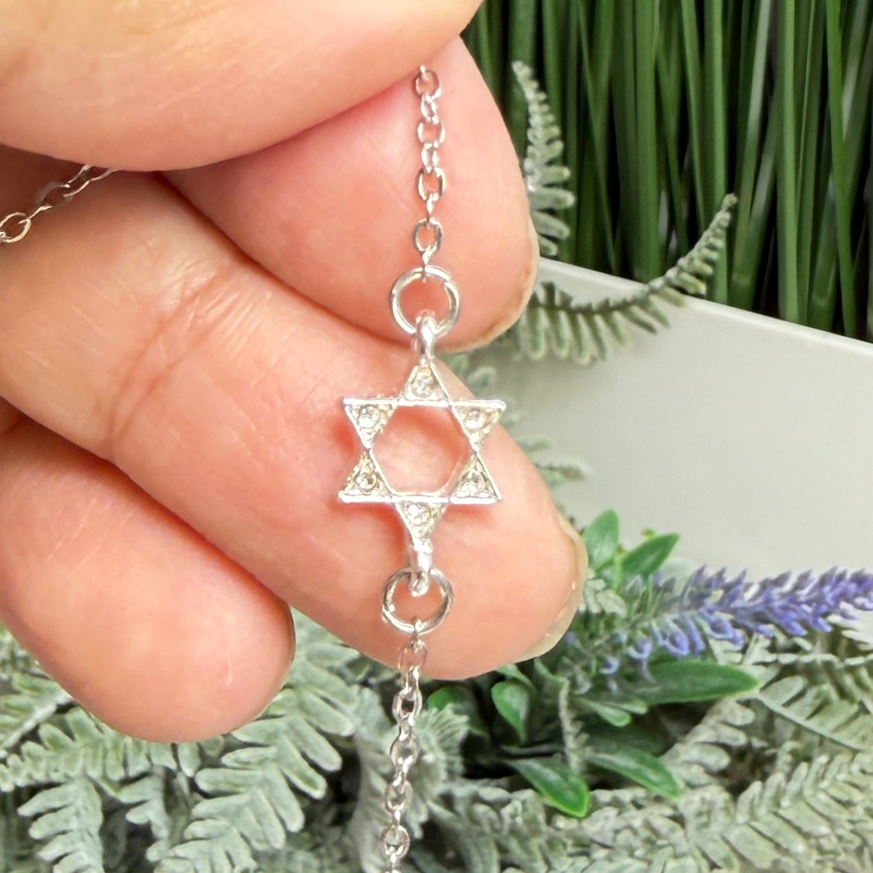 Crystal Pendulums Amethyst Precision Gemstone Chain Divination Manifestation Stone