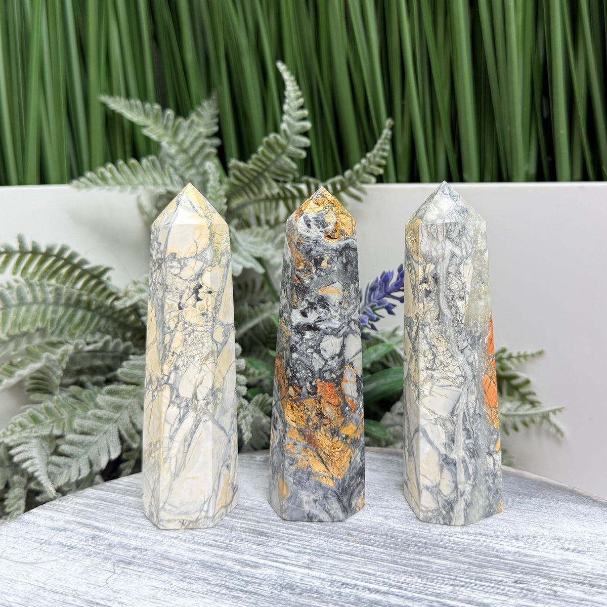 Maligano Jasper Points Towers Crystal Generators YOU CHOOSE
