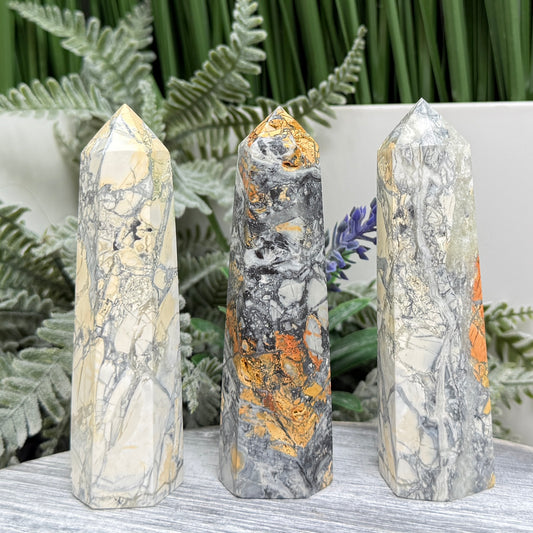 Maligano Jasper Points Towers Crystal Generators YOU CHOOSE