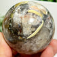 Mosaic Chalcedony Quartz Sphere RARE Healing Crystal Ball 258g 58mm Diameter