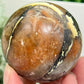 Mosaic Chalcedony Quartz Sphere RARE Healing Crystal Ball 324g 63mm Diameter
