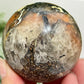 Mosaic Chalcedony Quartz Sphere RARE Healing Crystal Ball 324g 63mm Diameter