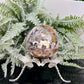 Mosaic Chalcedony Quartz Sphere RARE Healing Crystal Ball 242g 57mm Diameter