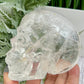 Clear Quartz Golden Healer Dendrites Skull High Quality Crystal Carving 900g