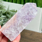 Pink Purple Amethyst Flower Agate Tower Healing Crystal Generator 331g 108mm
