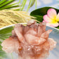 Hematoid Ferruginous Fire Quartz Flower Healing Crystal Carving 398g