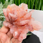 Hematoid Ferruginous Fire Quartz Flower Healing Crystal Carving 398g