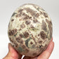 Russian Flower Cherry Blossom Jasper Hollow Jaw Skull Healing Crystal Carving 954g