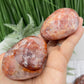 Fire Hematoid Quartz Gemstone Hearts Crystal Carvings YOU CHOOSE