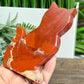Red Jasper Kitty Cat Healing Crystal Animal Carving 181g