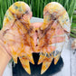 Golden Healer Quartz Angel High Quality Healing Crystal Carving