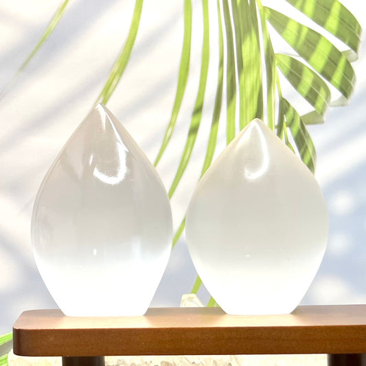 Satin Spar Selenite Flames Free Form Crystal YOU CHOOSE