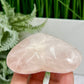 Rose Quartz Heart with Stand Crystal Carving 200g