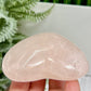 Rose Quartz Heart with Stand Crystal Carving 200g