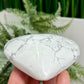 Howlite Heart Healing Crystal Carving 244g