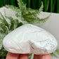 Howlite Heart Healing Crystal Carving 244g