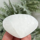Satin Spar Selenite Heart Crystal Carving 136g