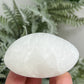 Satin Spar Selenite Heart Crystal Carving 136g
