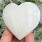 Satin Spar Selenite Heart Crystal Carving 136g