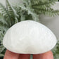 Satin Spar Selenite Heart Crystal Carving 136g