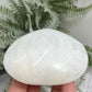Satin Spar Selenite Heart Large Crystal Carving 286g