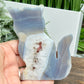 Agate Quartz Cat Healing Crystal Animal Carving 202g