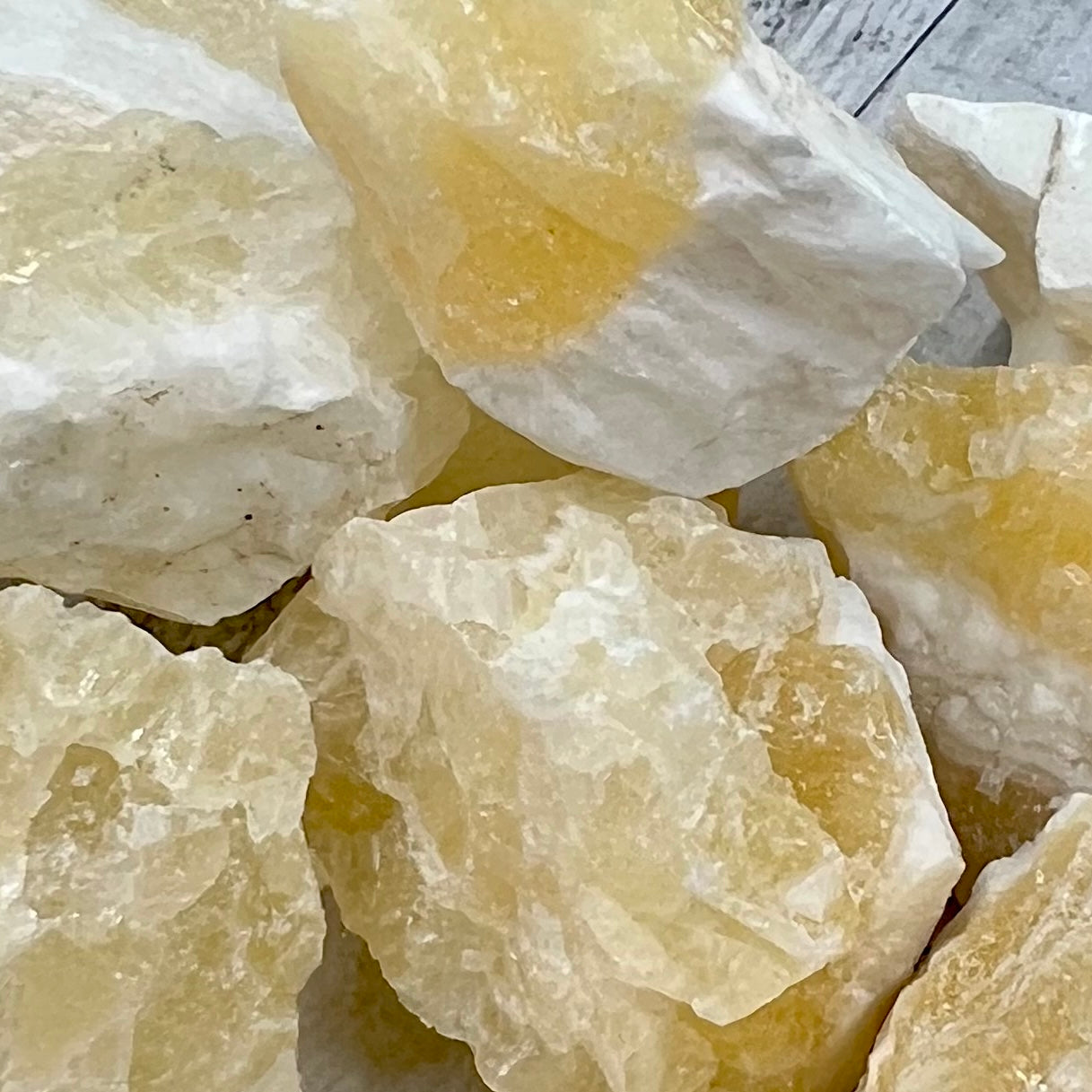 Orange Calcite Raw Chunks Specimens Natural Crystal 250g