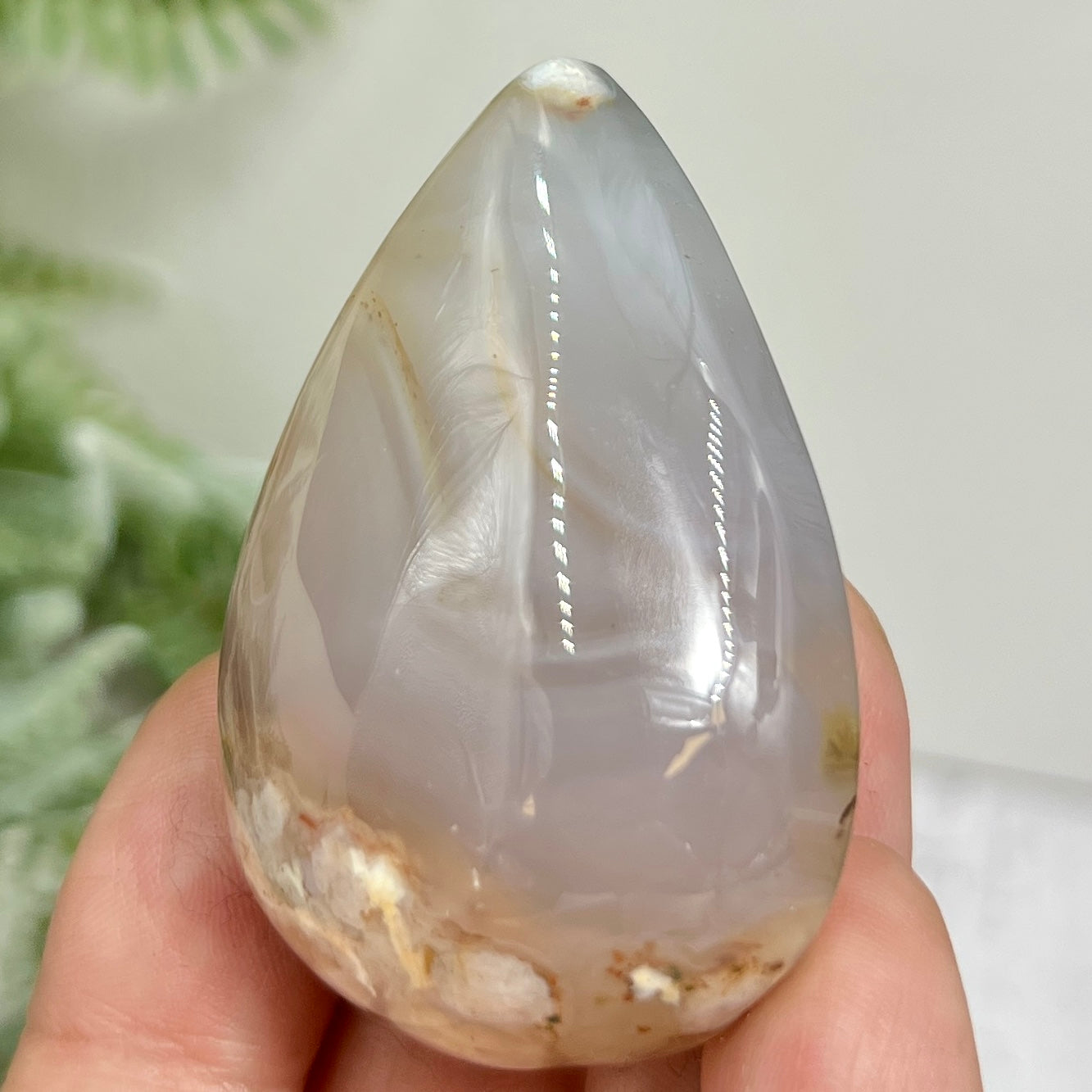 Flower Agate Gemstone Cabochon DIY Jewellery Making Wire Wrapping Crystal 52g