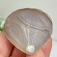 Flower Agate Gemstone Cabochon DIY Jewellery Making Wire Wrapping Crystal 52g