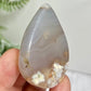 Flower Agate Gemstone Cabochon DIY Jewellery Making Wire Wrapping Crystal 52g