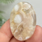 Flower Agate Gemstone Cabochon DIY Jewellery Making Wire Wrapping Crystal 24g