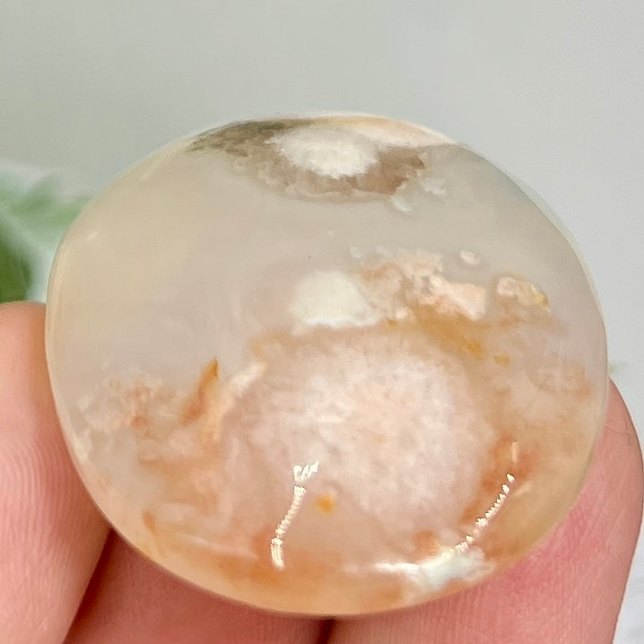 Flower Agate Gemstone Cabochon DIY Jewellery Making Wire Wrapping Crystal 22g