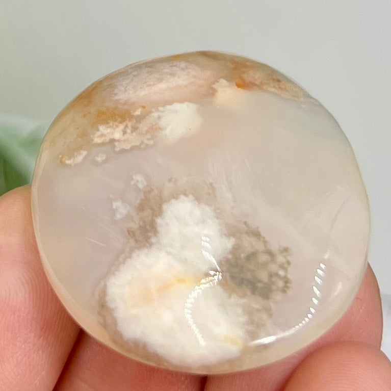 Flower Agate Gemstone Cabochon DIY Jewellery Making Wire Wrapping Crystal 22g