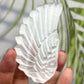 Satin Spar Selenite Angel Wings with Stand Crystal Carving