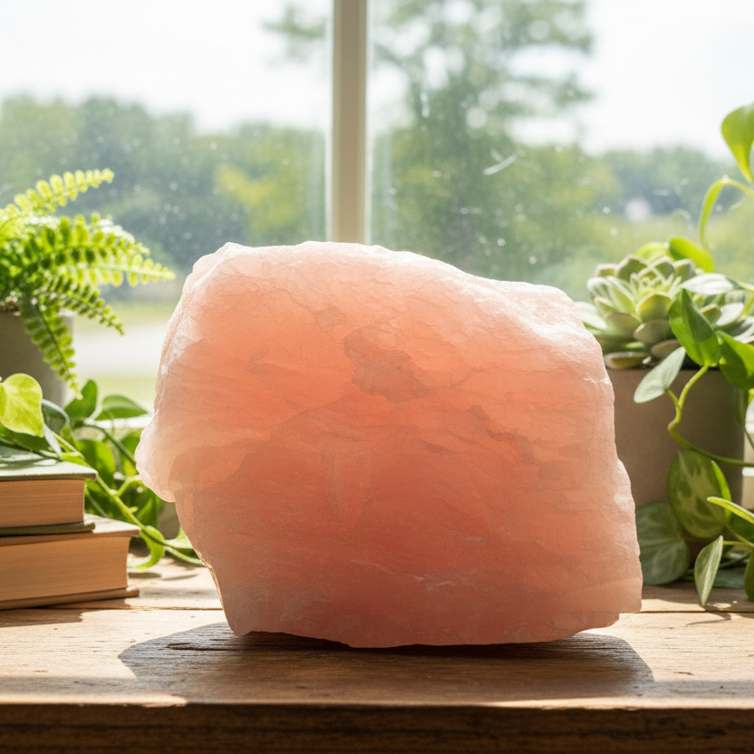 Rose Quartz High Quality Natural Raw Specimen Crystal 2018g