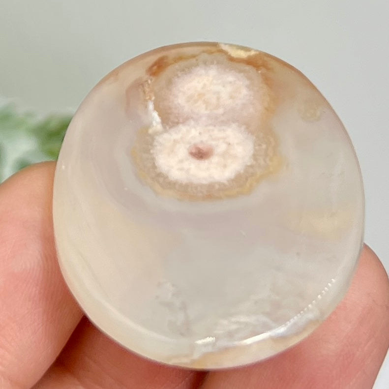 Flower Agate Gemstone Cabochon DIY Jewellery Making Wire Wrapping Crystal 22g