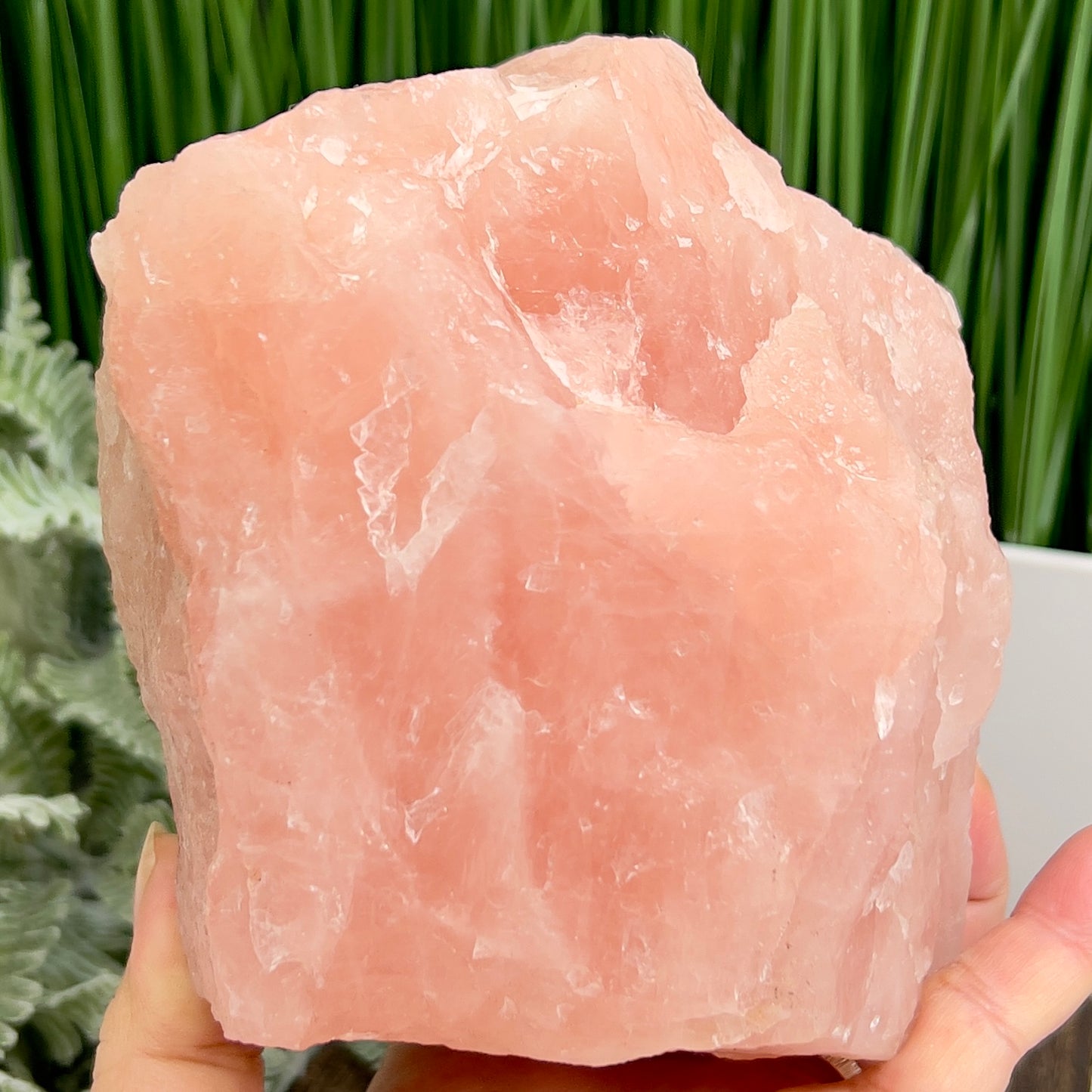 Rose Quartz High Quality Natural Raw Specimen Crystal 2018g