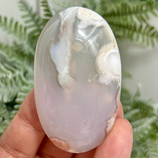 Flower Agate Gemstone Cabochon DIY Jewellery Making Wire Wrapping Crystal 40g