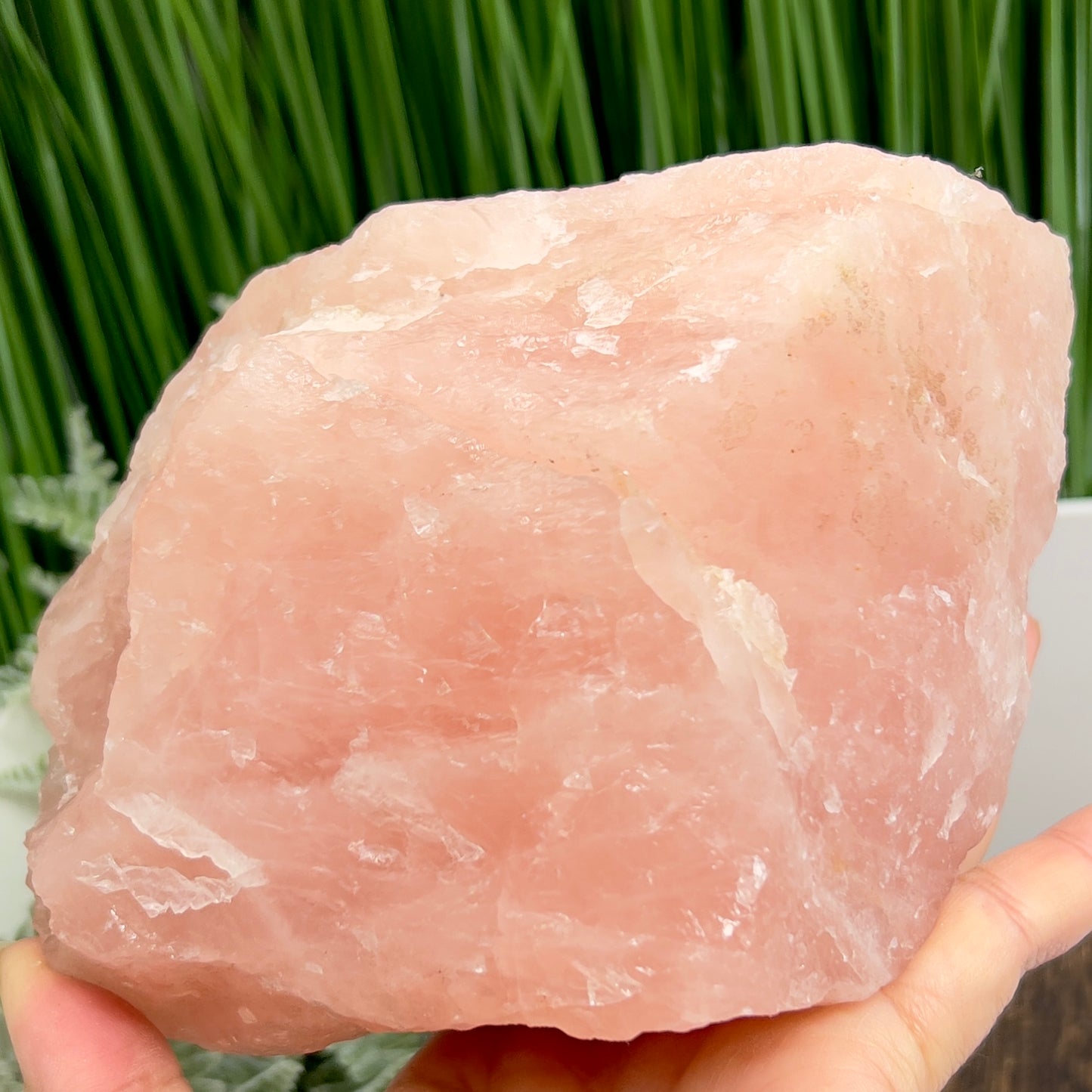 Rose Quartz High Quality Natural Raw Specimen Crystal 2018g