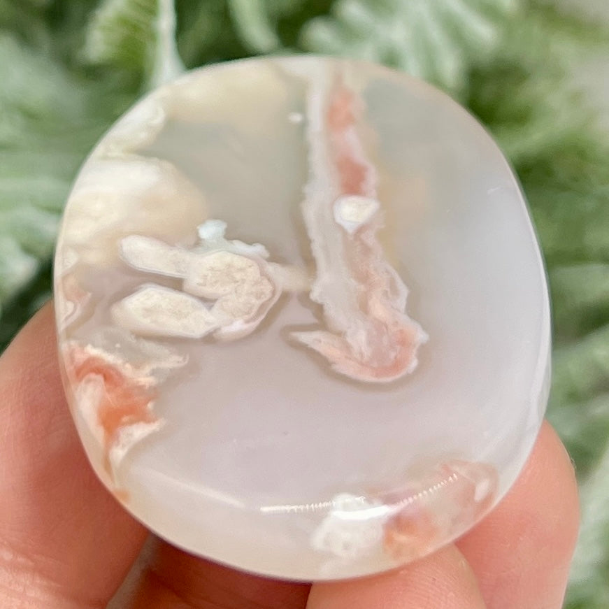 Flower Agate Gemstone Cabochon DIY Jewellery Making Wire Wrapping Crystal 40g