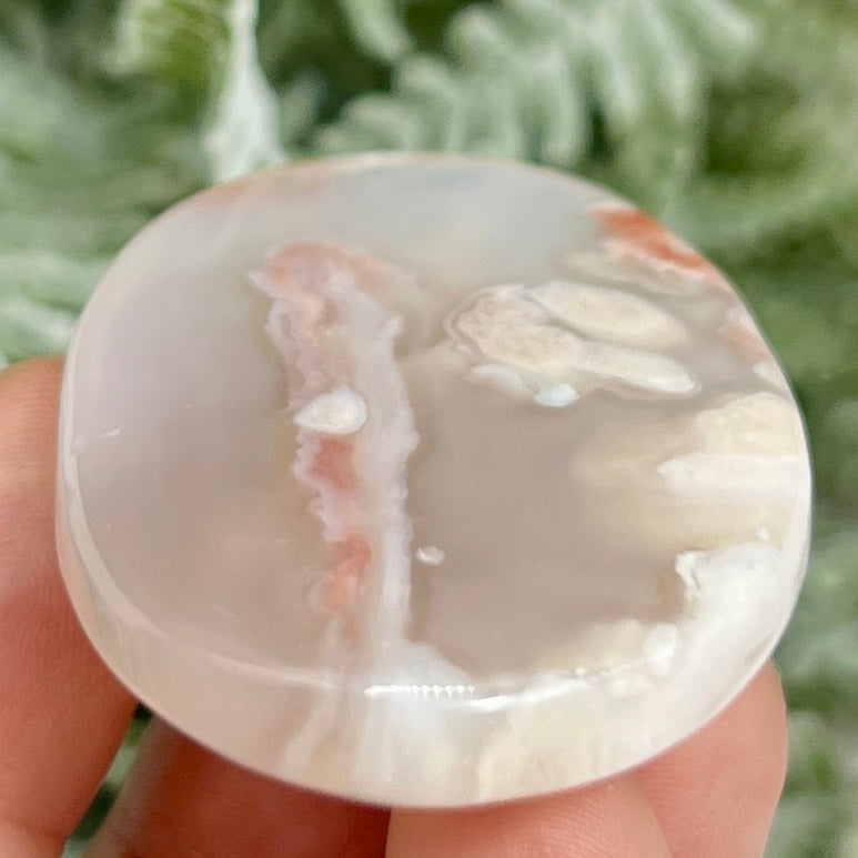 Flower Agate Gemstone Cabochon DIY Jewellery Making Wire Wrapping Crystal 40g