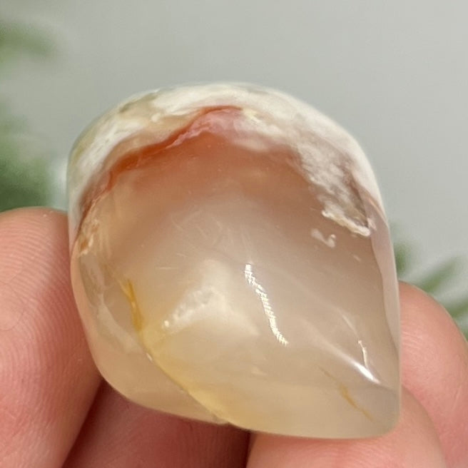 Flower Agate Gemstone Cabochon DIY Jewellery Making Wire Wrapping Crystal 16g