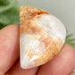 Flower Agate Gemstone Cabochon DIY Jewellery Making Wire Wrapping Crystal 14g