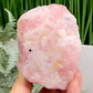 Rose Quartz High Quality Natural Raw Specimen Crystal 666g